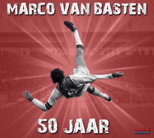 VI_nl's tweet photo. Vandaag viert Marco van Basten zijn 50ste verjaardag, Van harte! #mvb50 http://t.co/xWuuQmWY3g
