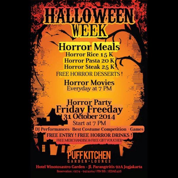 PopacupPlus's tweet photo. TONITE! 31 Okt'14 Halloween Party FRIDAY FREEDAY! FREE ENTRY ! FREE DRINKS! Serba GRATIS! Supported by @popacup http://t.co/13IPNDPf9k