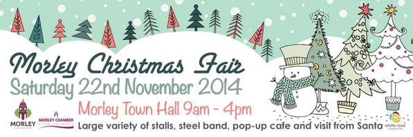 Christmas Fair in #morley all set