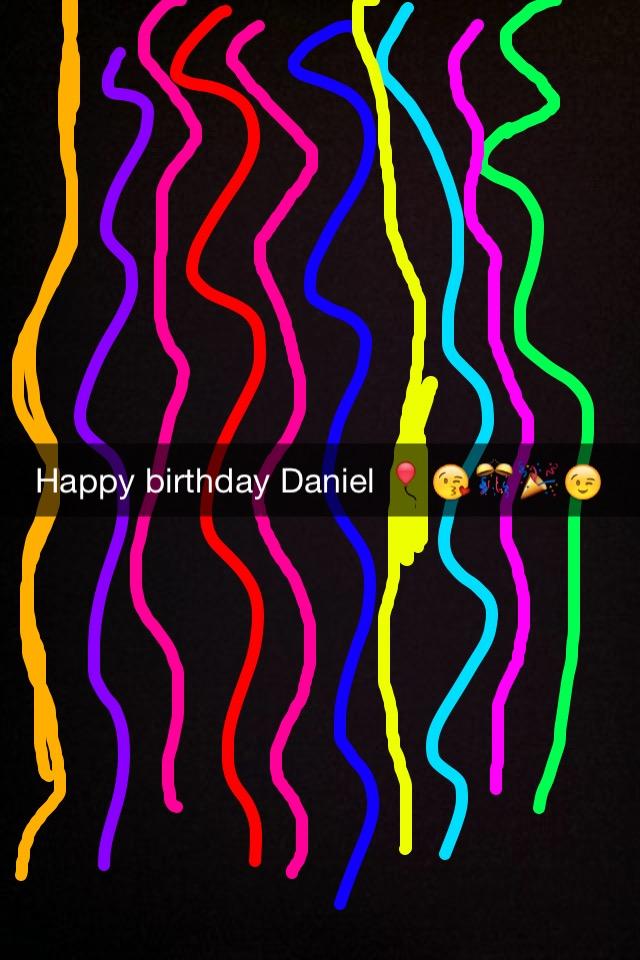 Happy birthday Daniel sahyounie!!!!!(skip)               