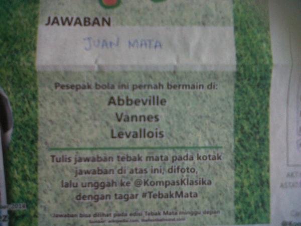 SubhanSaputraa's tweet photo. #TebakMata @KompasKlasika  @SubhanSaputraa http://t.co/sfAmmYkD7m