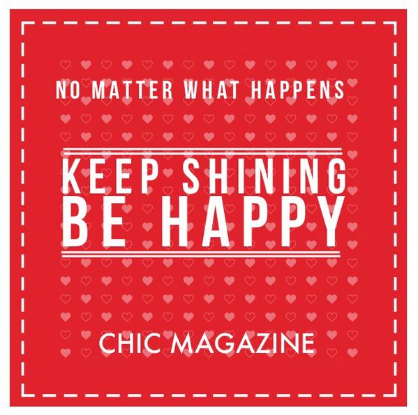 Don't be afraid to fail, be afraid not to try. CHIC Loves you, always. #GOODBYECHIC