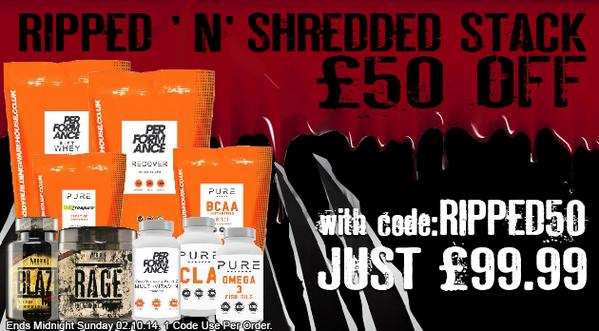 BBWarehouse's tweet image. Happy Halloween! #Save #Supplements #SpookySpecial bodybuildingwarehouse.co.uk/ripped-n-shred…