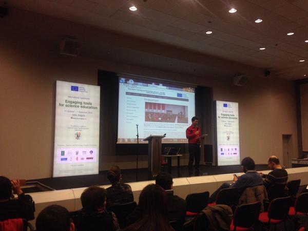 komarovrv's tweet photo. Старт конференции "Engaging tools for science education" http://t.co/gcmPnnwFUj