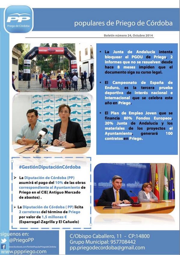 Rosaba11's tweet photo. El Plan de Empleo Joven generará 100 contratos en Priego de Córdoba http://t.co/K4PP2qoE5h