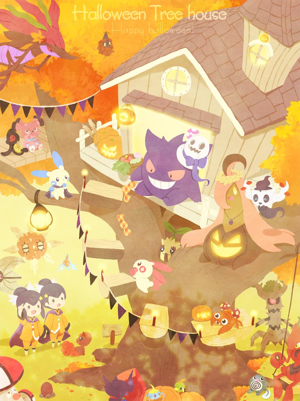 増田順一 Pokemon Happy Halloween 素敵やぁん Rt Yuzuikka Junichi Masuda 増田さんハッピーハロウィーン です ツリーハウス描いてみました W Http T Co Mpcrdsj6r9 Twitter