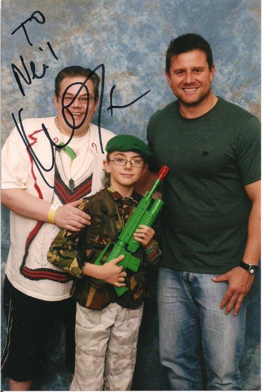 The_Frozenoak's tweet photo. #Torchwood autographs from #DoctorWho  #Dimensions2014 Kai Owen. http://t.co/XlfL79YU9S