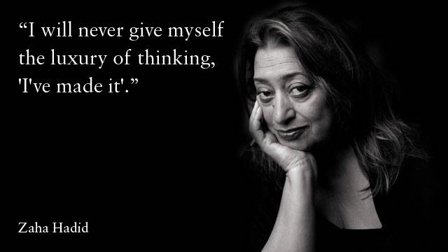 Happy Birthday Zaha Hadid! The inspiring architect turns 64 today. 