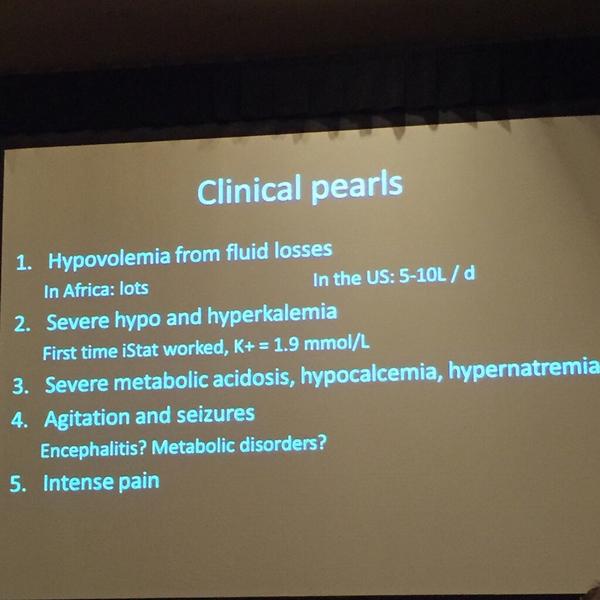 icu_rounds's tweet photo. Lamontagne's pearls on caring for sick #Ebola patients #CCCF2014 http://t.co/tUtVnIZKfM