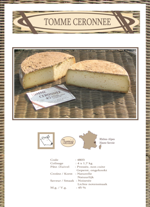 Inkoopplatform's tweet photo. Today's easyCheese 31-10 Tomme Ceronnee http://t.co/CwW6mlyTtS