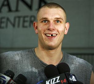 Happy birthday to Knicks center and human jack-o-lantern Cole Aldrich. 