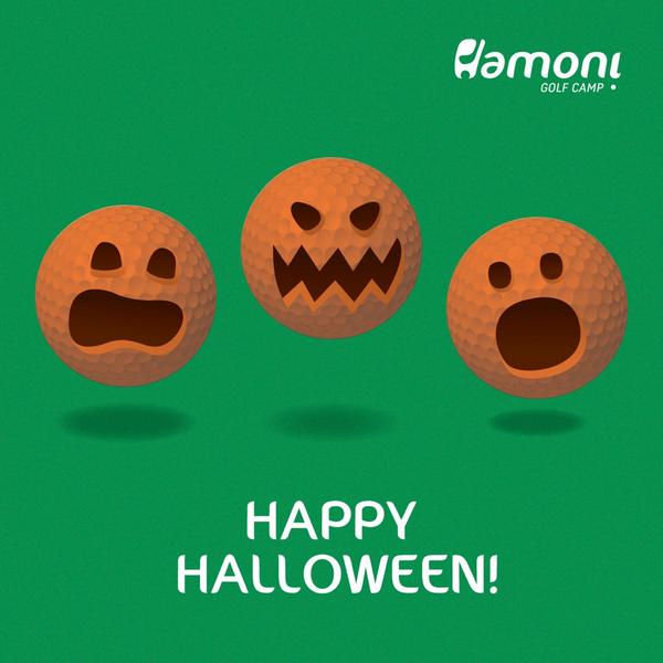 HamoniGolf's tweet photo. Happy #Halloween :) Have a spooooky day! #Halloween2014 #hamonigolf #hgc #pumpkin http://t.co/PHqRg8SWua