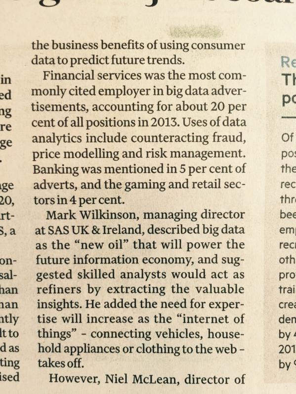 thomaspower's tweet image. Follow the money #bigdata #bigdataskills @FT