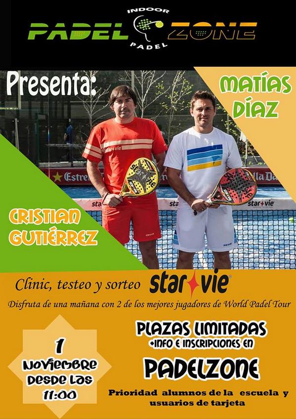 Mañana 1 Noviembre, <a href="/padelzone/">Padelzone Indoor</a> recibirá la visita de dos Campeones del Mundo buff.ly/10ExCZg vía <a href="/imdsg/">imdsg</a>