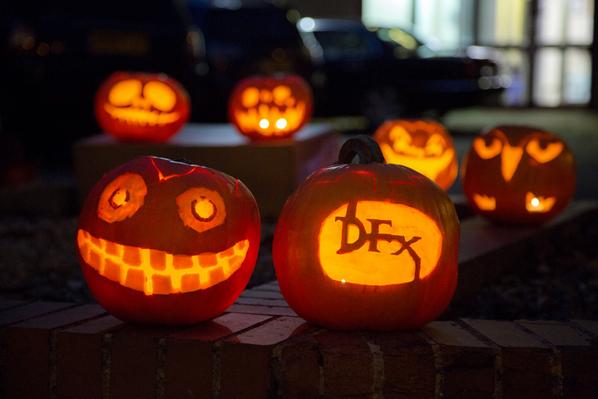 DFxTechnology's tweet image. What does everyone think of our #pumpkins? We would love to see a picture of how well you got on! #Halloween RT!