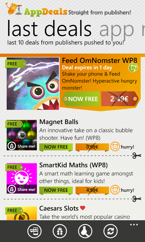 OmNomster_'s tweet image. Happy Halloween! @OmNomster_ is the No.1 Deal on the @appdealswp app today - get 12000 CapsPack worth $2.49 for FREE!