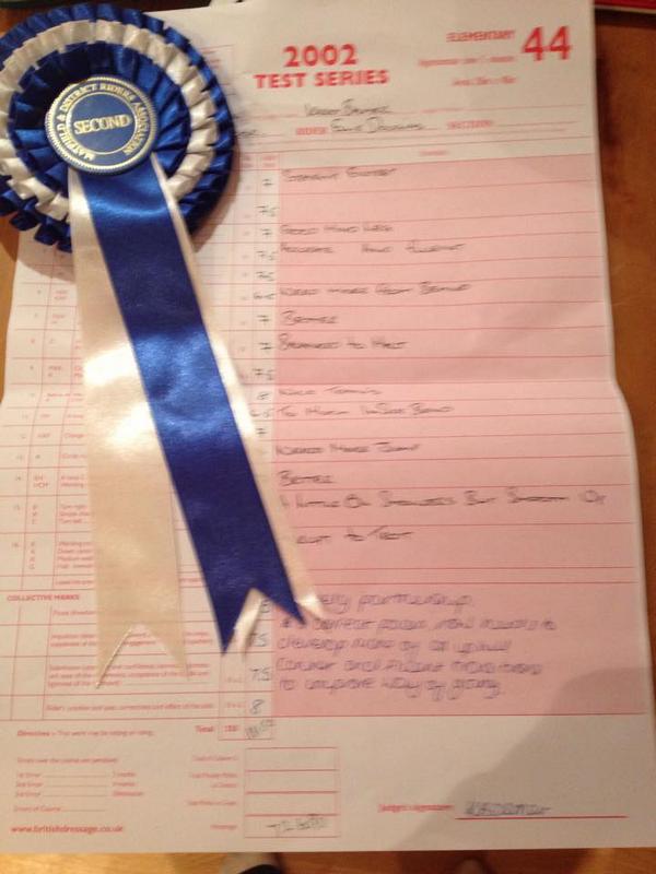 EquinityUK's tweet image. Belated post! Congrats to the horse for his brilliant performance at Dressage on Sunday-72.6% in Elementary Big pats!