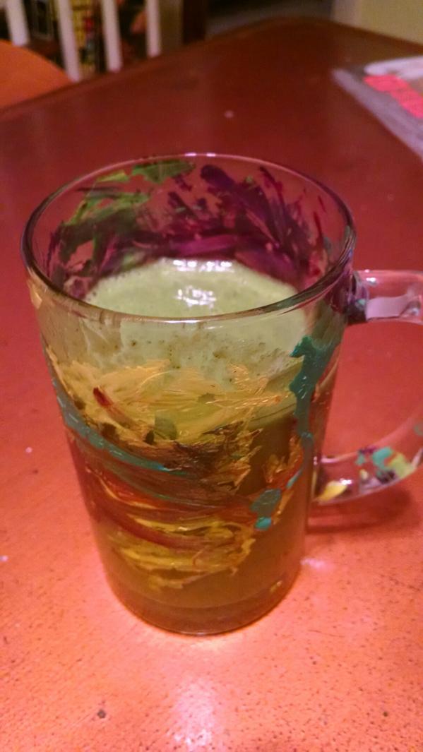 fduncan's tweet image. Happy Halloween!  Fresh out of toadstools, had to substitute peeled eyeballs.  I hope it still works #potionproblems