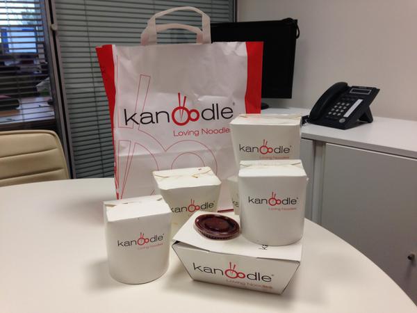 ClassicHitsRdio's tweet photo. NOODLE FRIDAY!! Thanks @KanoodleD1 for the delicious lunch!! #PadThai or #SingaporeNoodles?! #AlwaysBoth http://t.co/KbDJ2QMwhR