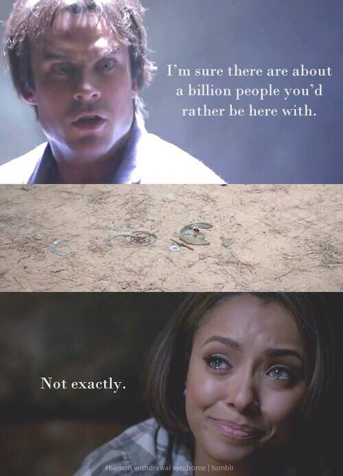 TVDforFANS's tweet photo. #Bamon Bonnie thank you for bringing back Damon, but what about you?? #TVD #6x05 http://t.co/gkymJa9BQA