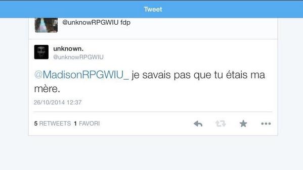 stupidrpg's tweet image. &quot;je savais pas que tu étais ma mère&quot;