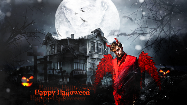 RKMovieNews's tweet photo. HAPPY HALLOWEEN my lovely Rob fans... may you have all Treats and no Tricks today! edit by Feisty Angel 34 #CandyZone http://t.co/m0rPHk2cRM