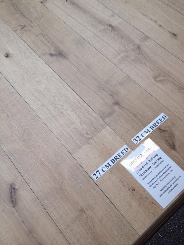 Nu in onze showroom de super brede #laminaat vloeren van Meister !!!