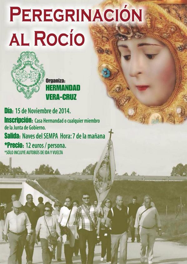 GJVeraCruz_LC's tweet photo. Toma tu cruz &amp; sígueme. Camina siempre de frente con Vera+Cruz al Rocio. http://t.co/YwEEJ6dsbs