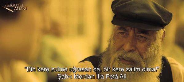 "Bin kere zulme uğrasan da, bir kere zalim olma"

#YediGüzelAdam bu akşam 22:30'da TRT1'de.