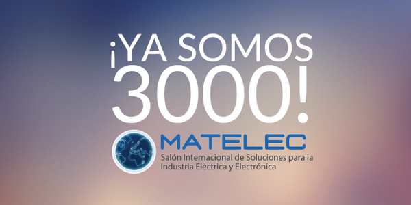 Matelec_'s tweet photo. ¡Ya somos 3000 seguidores! Muchas gracias a todos por estar conectados a #Matelec14 =) http://t.co/YOuZZ5y4Ja