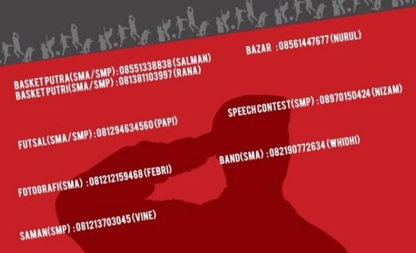 ALFORCE_2's tweet image. Pendaftaran untuk seluruh lomba masih di buka. Ayo daftarkan sekolah kalian dengan cara hubungi cp yang tertera: