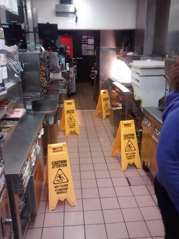 jameskirton1990's tweet photo. Put down a sign please... OK, how's that grab you? #safetyfirst #fucksafety #workwithidiots #workproblems #kissmyass http://t.co/yGUOTBk9bt