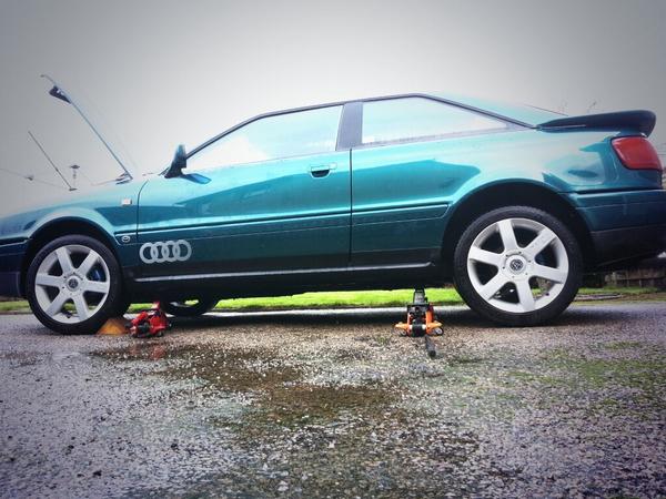 donniedubh's tweet image. Full underbody washdown for the Coupe this morning, ahead of its impending #Waxoyl and winter storage. #gotwet