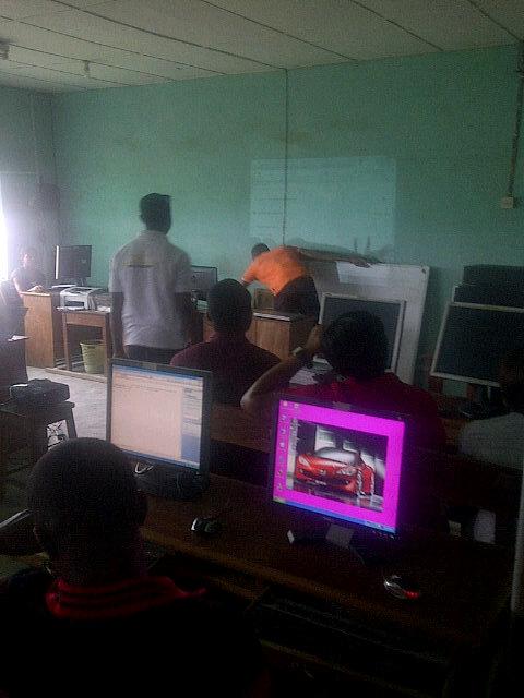 SRaAMS's tweet photo. At St.Marys School, Harbour rd. Trainin d subject teachers on hw to upload student results on SRaAMS http://t.co/CyAYDec0MF
