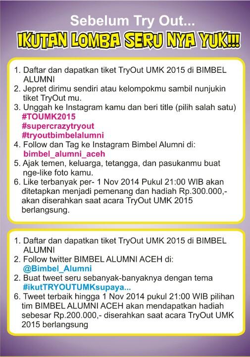 Bimbel_Alumni's tweet photo. Are you ready for this sunday?! http://t.co/osSRcdJKV5