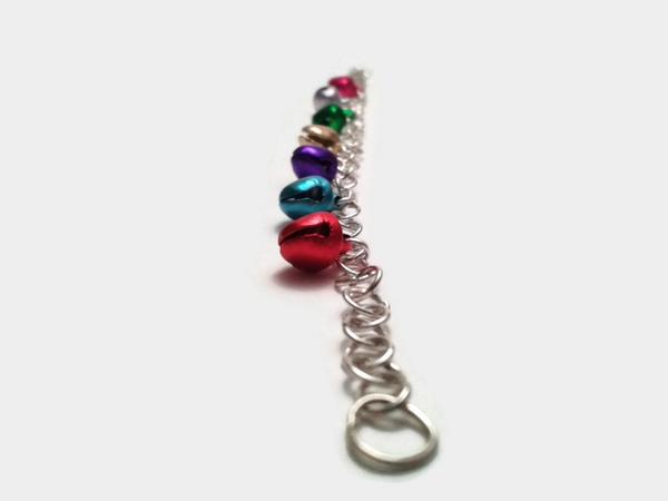 MomentoJeweller's tweet image. @PrimaMagEvents colourful jingle bells bracelet. Just one of the designs for makers at Crafts for Christmas NEC :)