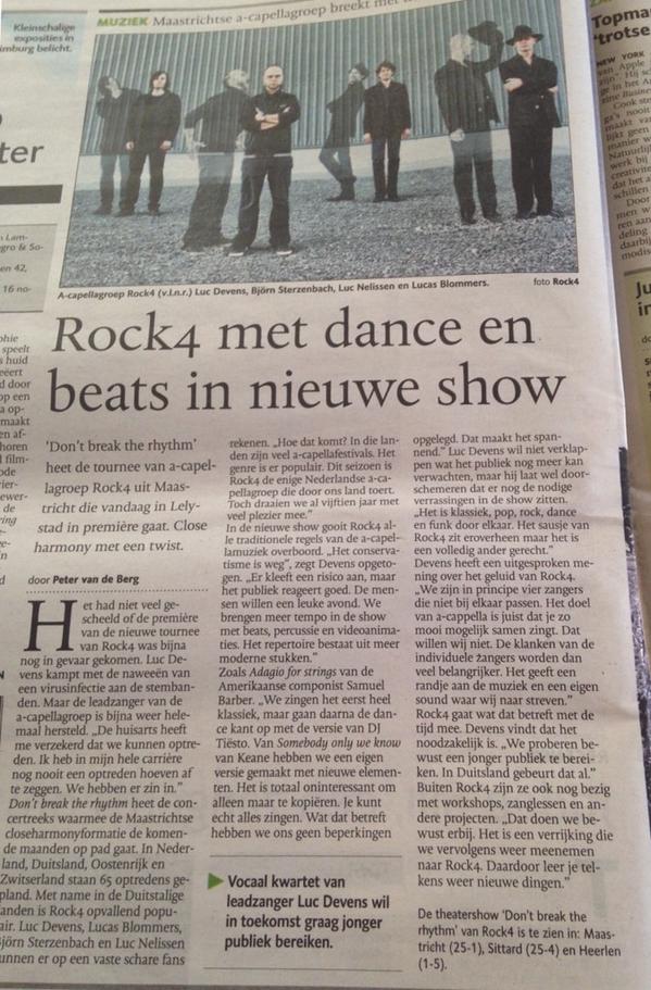 rock4nl's tweet photo. Tonight première @AgoraTheater still some tickets left!! Come and join us!! http://t.co/oP264pPoZX