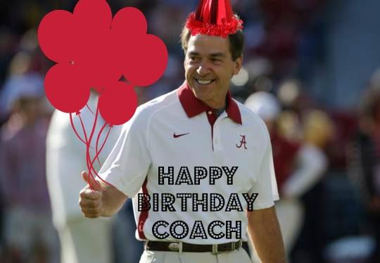 Wishing Head Coach Nick Saban a happy birthday! 