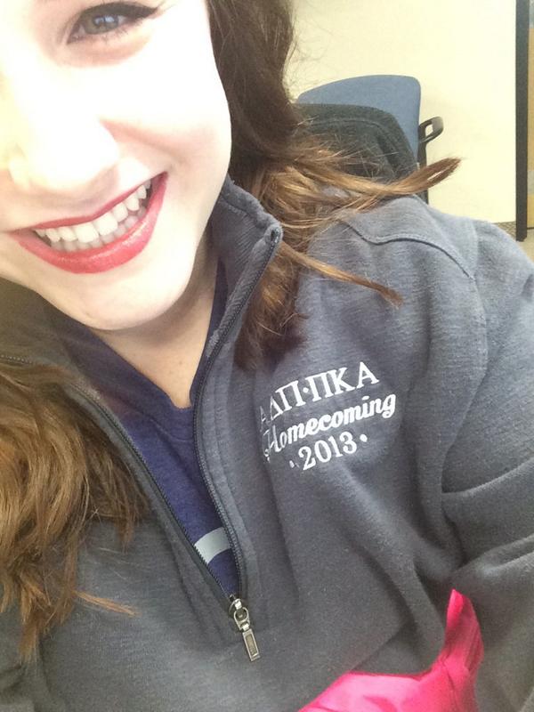 rachyrothy's tweet photo. Sorority girl for Halloween so I can wear Norts to work! #winning #workselfie http://t.co/ESFMaPJ7S3