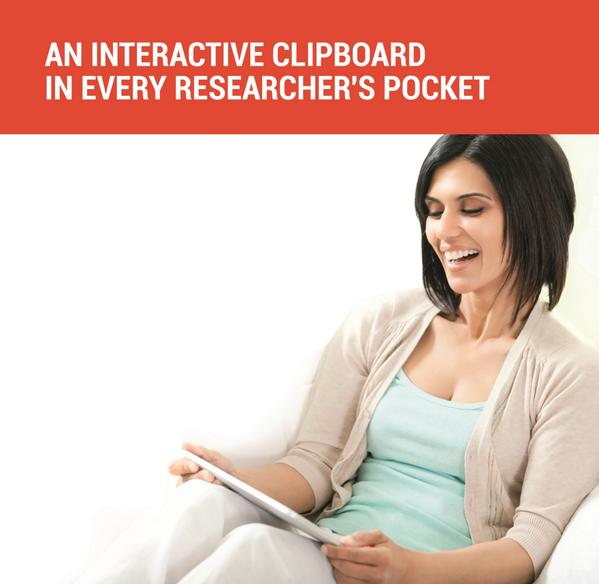 ResearchMetrics's tweet image. Available on Android and Apple devices, now your researchers have an electronic research clipboard with them.