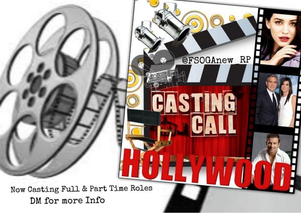 🎬 NOW CASTING! 🎬

Looking for writers and players to join our team!
Male &amp; Female roles available.
DM for more info!