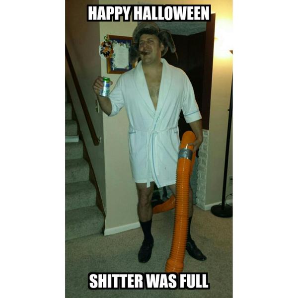 Happy #Halloween #ShitterWasFull