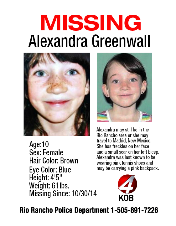 KOB4's tweet photo. Help find Alexandra Greenwall. Download poster here: http://t.co/SoIOI8ZAJ4 http://t.co/Bw7HQyeybm
