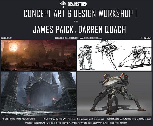 Brainstorm School announced a workshop coming up on November 16th!
Register at brainstormschool.com