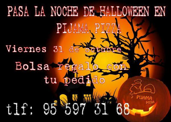 PijamaPizza's tweet photo. Hallowen en Pijama Pizza! .....Truco o trato! http://t.co/un4oN5R632
