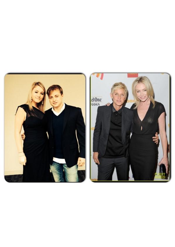 jengi86's tweet photo. #twinsies #ellen #portia #ellenshow       @TheEllenShow http://t.co/hke3dr4kmK