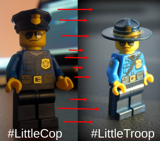 TrooperBenKs's tweet photo. Things are getting awesome !
#LittleCop is now #LittleTroop ! http://t.co/VL658TSoNK