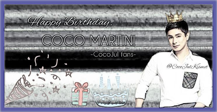 Happy birthday to our King! 
Happy Birthday Coco Martin! :) 