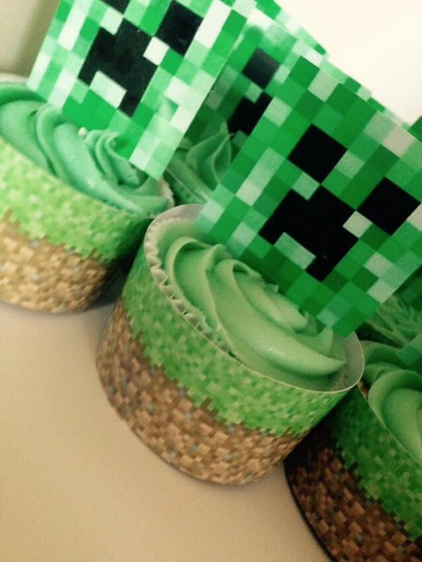 Trick_Your's tweet photo. NEW creeper cupcakes ready for delivery http://t.co/iwJMXgHrwE