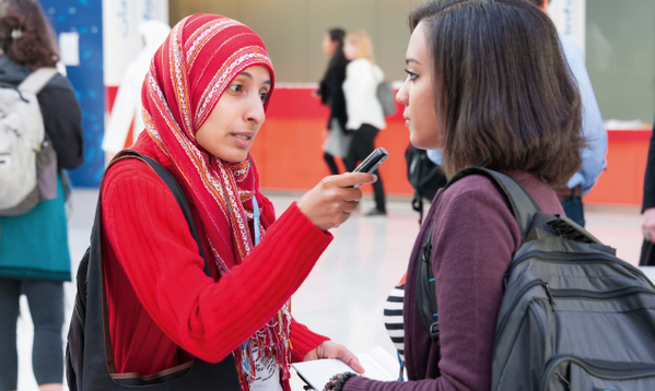 Journalists were interviewing participants of #COP18 to learn more about their solutions on #climatechange